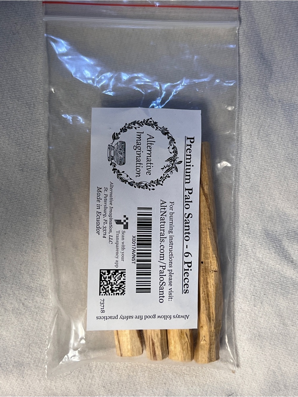 Palo Santo Sticks 4 ct.